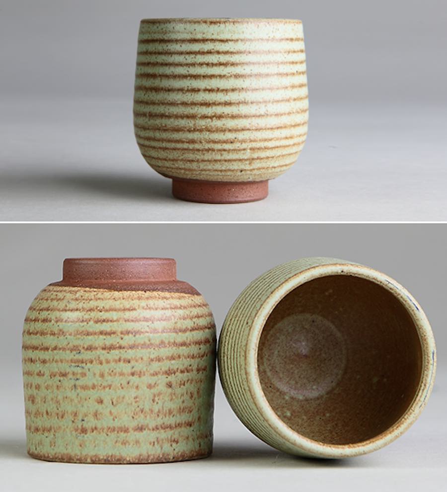 ceramic tea cup spiral
